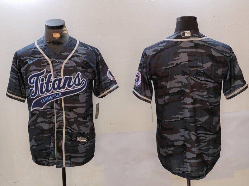 Men Tennessee Titans Blank Camo Joint Name 2024 Nike Limited NFL Jersey style 4->los angeles dodgers->MLB Jersey